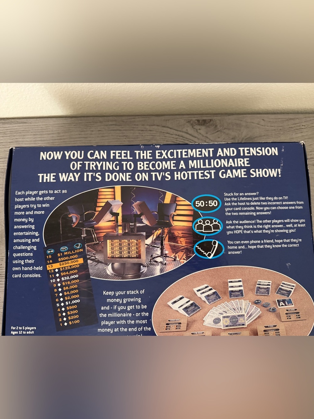 Who Wants To Be A Millionaire Board Game 2000 (Used, but Complete) - Picture 3 of 10